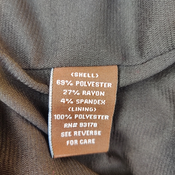 Adrienne Vittadini Black Dress Sz M - Picture 8 of 8